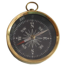 ANTIQUE MARITIME BRASS COMPASS